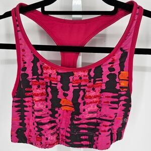 C9 by Champion Womens Sz S Reversible Racerback Sports Bra Pink Black